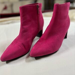 Cato Fuchsia Ankle Booties